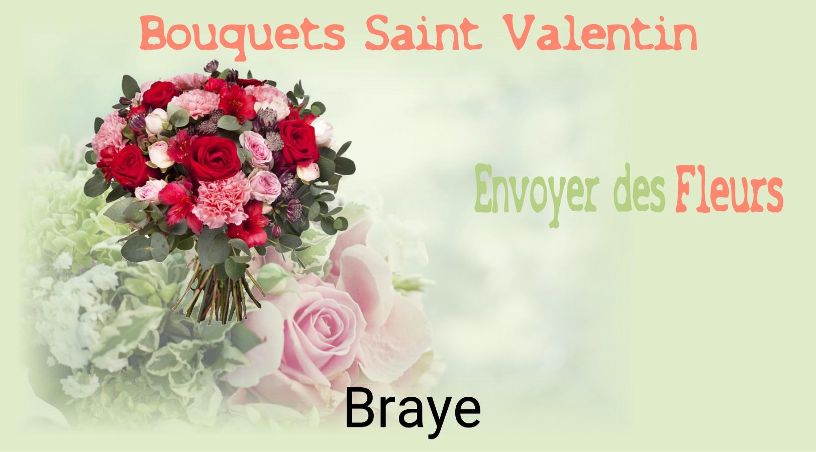 Roses de Saint-Valentin livrées à Braye